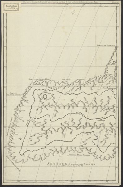 Anville, Jean Baptiste Bourguignon d', (1697-1782) (cartographer), Neuvieme et derniere feuille de celles qui sont comprises dans la Carte générale Du Tibet, et où se trouve Latac