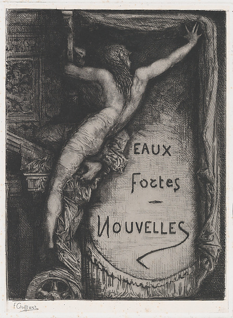 François-Nicolas Chifflart, Cover for "Eaux Fortes Nouvelles"
