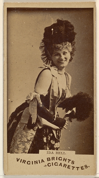 Allen & Ginter, Ida Bell, from the Actors and Actresses series (N45, Type 1) for Virginia Brights Cigarettes