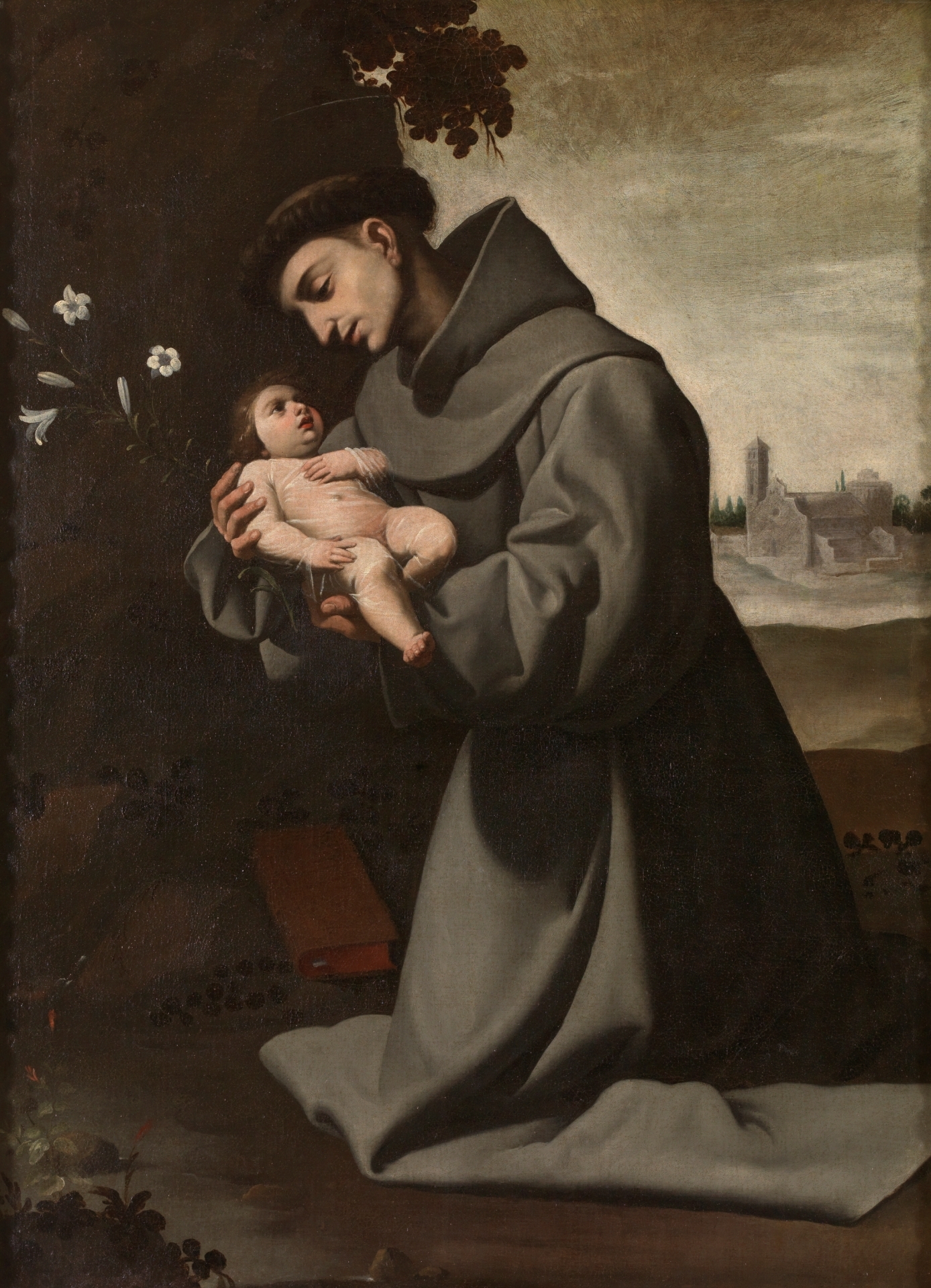 Francisco de Zurbarán, Saint Anthony of Padua with the Infant Christ