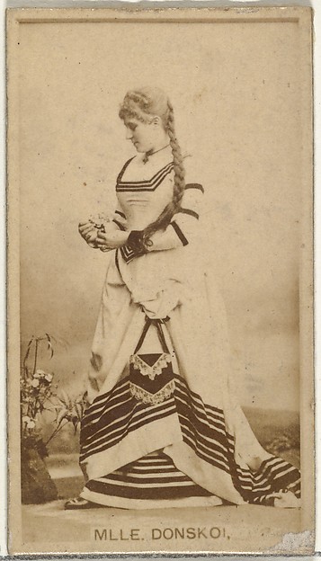 W. Duke, Sons & Co., Mlle. Donsko, from the Actors and Actresses series (N145-8) issued by Duke Sons & Co. to promote Duke Cigarettes