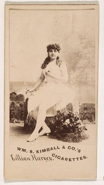 William S. Kimball & Company, Lillian Harvey, from the Actresses series (N203) issued by Wm. S. Kimball & Co.