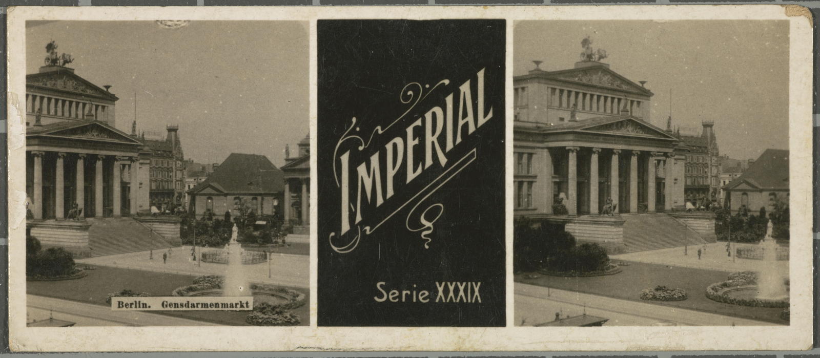 Desconegut, Berlín. Gensdarmenmarkt. Imperial
