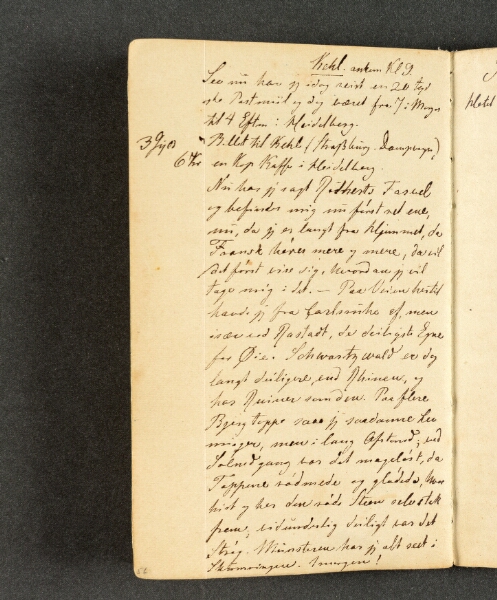 Johan Thomas Lundbye, Rejsedagbog