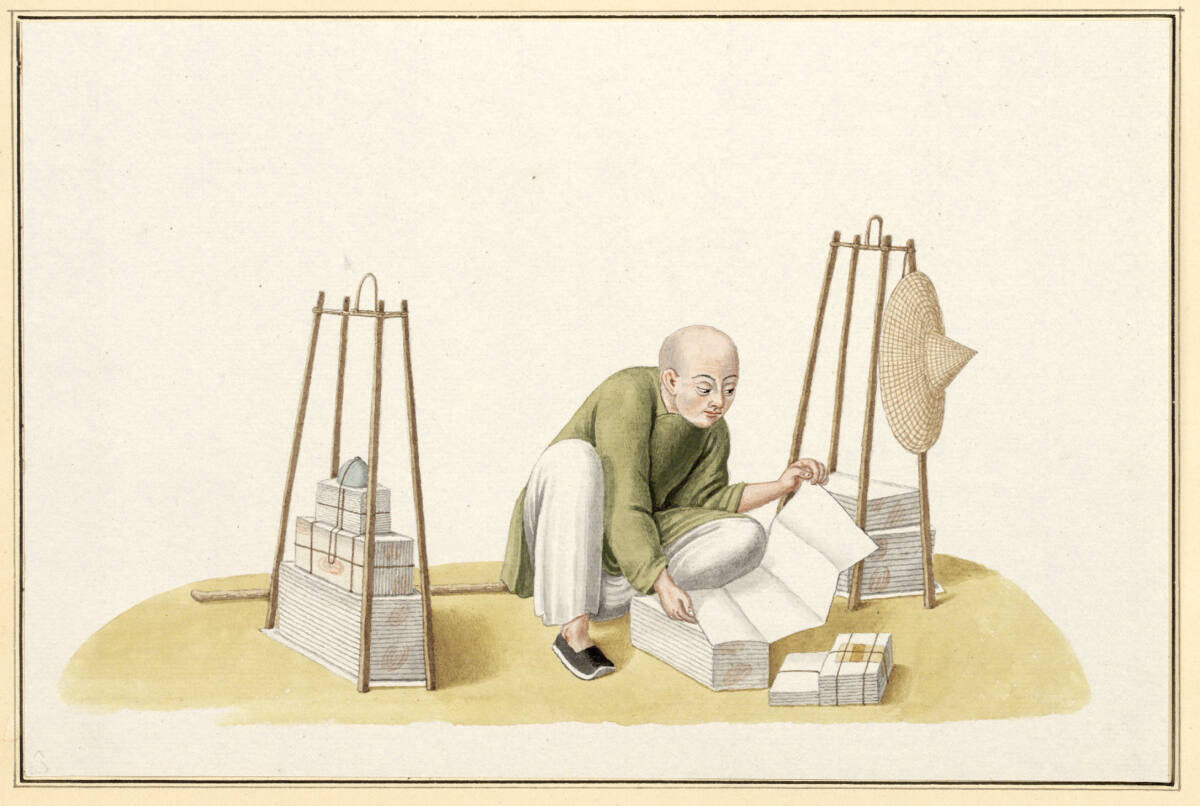 Anonym, Papierhändler