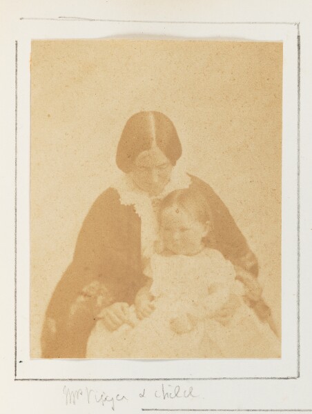 Unknown, [Portrait of a Woman and a Child]