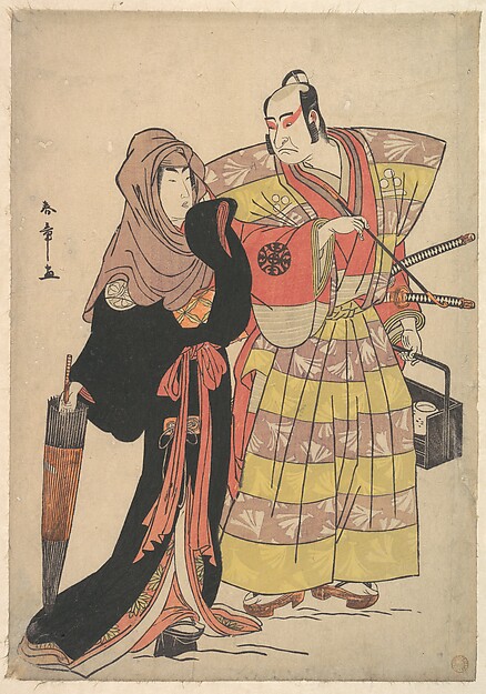 Katsukawa Shunshō　勝川春章, Scene from a Drama