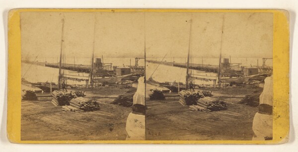 Edward and Henry T. Anthony & Co., Over the Potomac at Long Bridge. [Washington, D.C.]