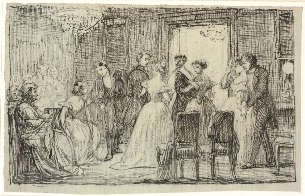 Wilhelm Marstrand, Ballet begynder