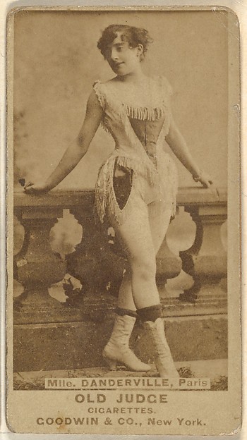 Goodwin & Company, Mlle. Danderville, Paris, from the Actors and Actresses series (N171) for Old Judge Cigarettes