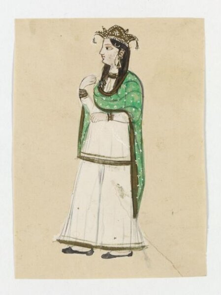Unknown, One of five drawings of occupations and types.