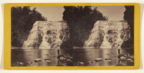 Edward and Henry T. Anthony & Co., Ithaca Fall - 160 feet high and 150 feet broad - Fall Creek. [Ithaca, N.Y.]
