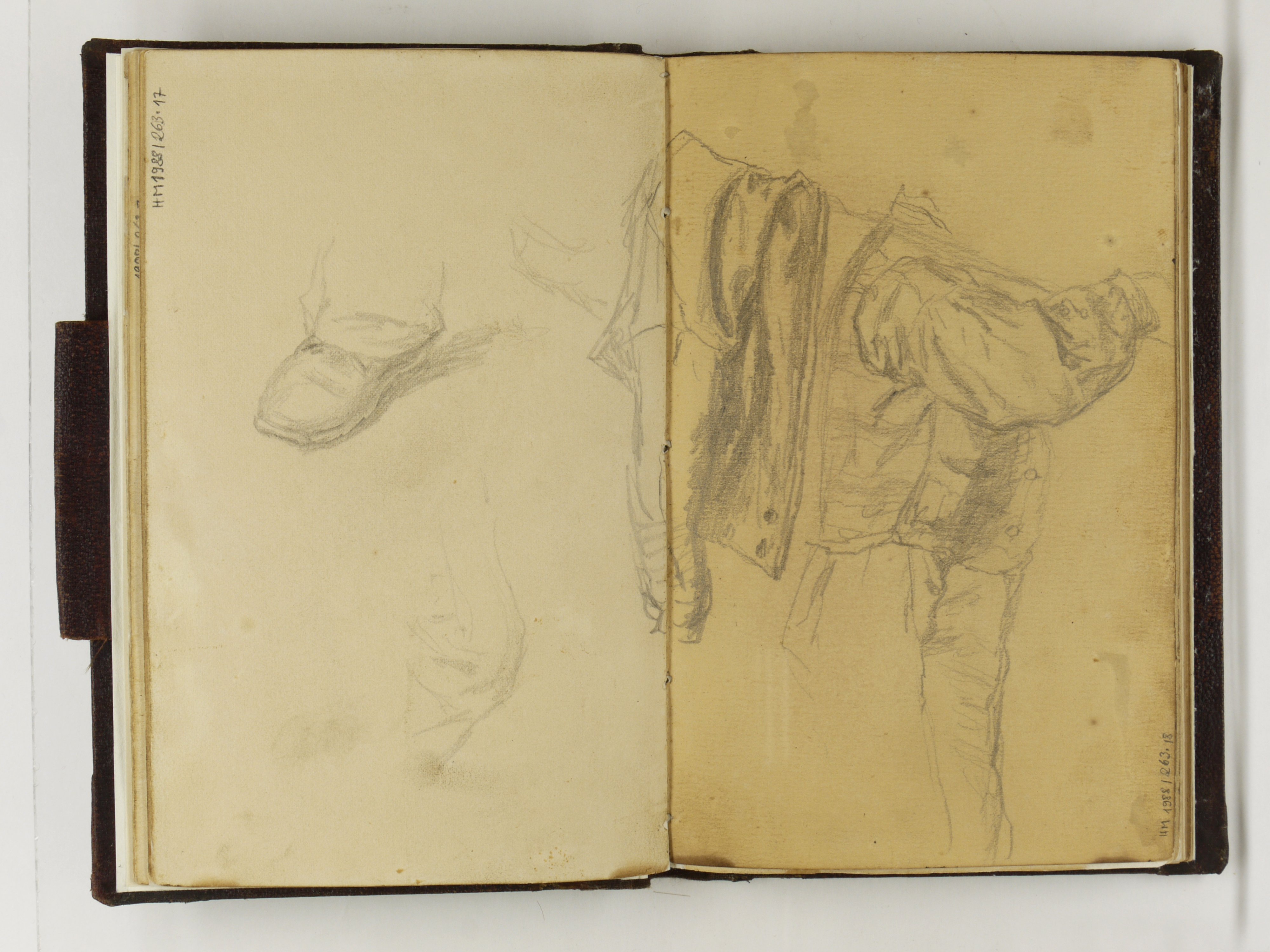 Johann Jakob Serr, Studienzeichnungen zum Herbstfest bei Rhodt (HMP_1988_0183)