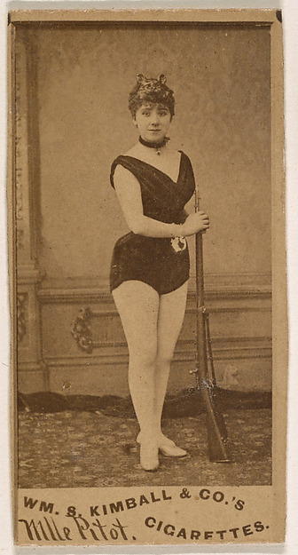 William S. Kimball & Company, Mlle. Pitot, from the Actresses series (N203) issued by Wm. S. Kimball & Co.