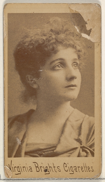 Allen & Ginter, From the Actors and Actresses series (N45, Type 5) for Virginia Brights Cigarettes