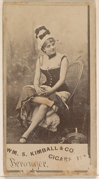 William S. Kimball & Company, Miss Beranger, from the Actresses series (N203) issued by Wm. S. Kimball & Co.
