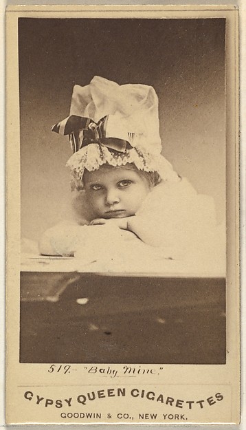 Goodwin & Company, "Baby Mine", from the Actors and Actresses series (N171) for Old Judge Cigarettes