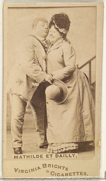 Allen & Ginter, Mathilde et Dailly, from the Actors and Actresses series (N45, Type 1) for Virginia Brights Cigarettes