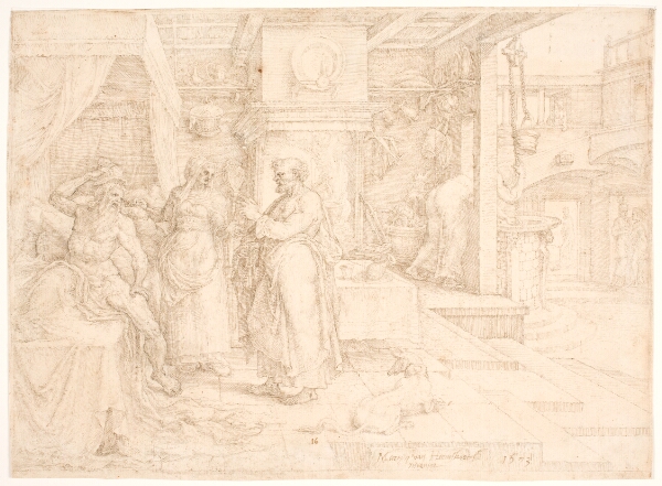 Maarten van Heemskerck, Peter helbreder den lamme Æneas