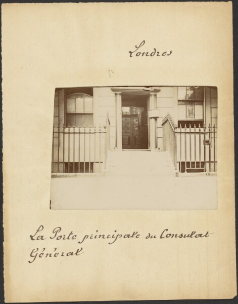 Unknown, [Main entrance of French General Consulate]