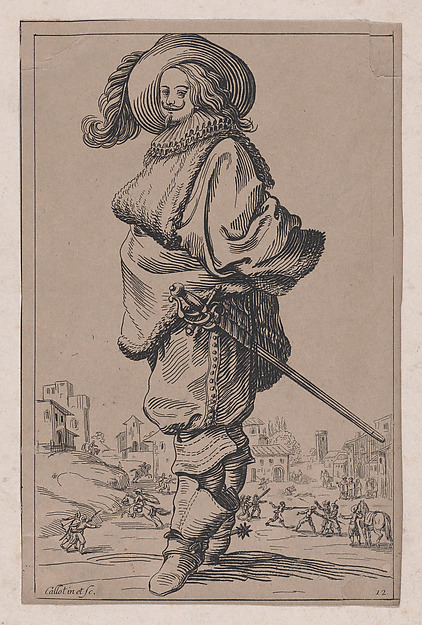 Anonymous, Copy of Le Gentilhomme au Plastron de Fourrure (The Gentleman with a Shirt Front of Fur), from "La Noblesse" (The Nobility)