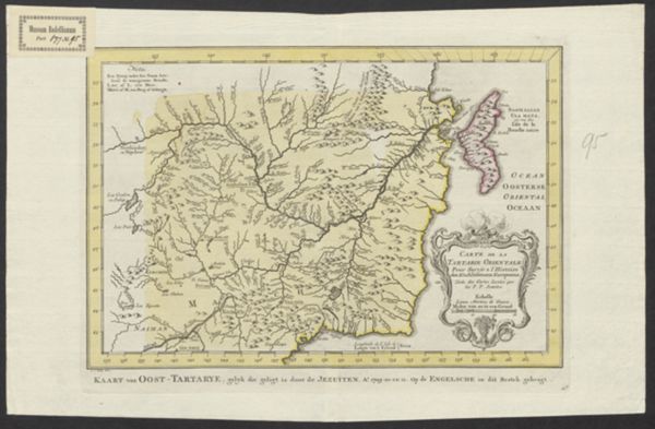 Bellin, Jacques Nicolas, (1703-1772) (cartographer), Carte de la Tartarie Orientale: Pour Servir a l'Histoire des Etablissemens Europeens. Tirée des Cartes Levées par les P.P. Jesuites