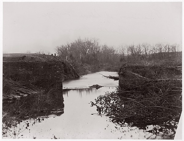 Timothy H. O'Sullivan, Bull Run.  The Stone Bridge