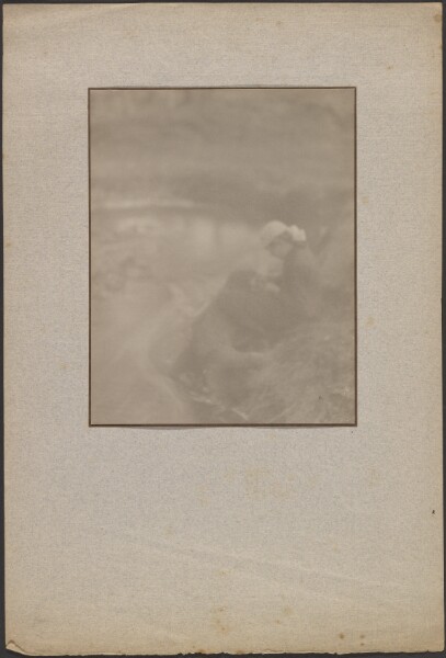 Louis Fleckenstein, [Figure Seated on Bluff]