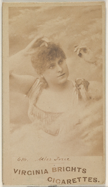 Allen & Ginter, Card 614, from the Actors and Actresses series (N45, Type 1) for Virginia Brights Cigarettes
