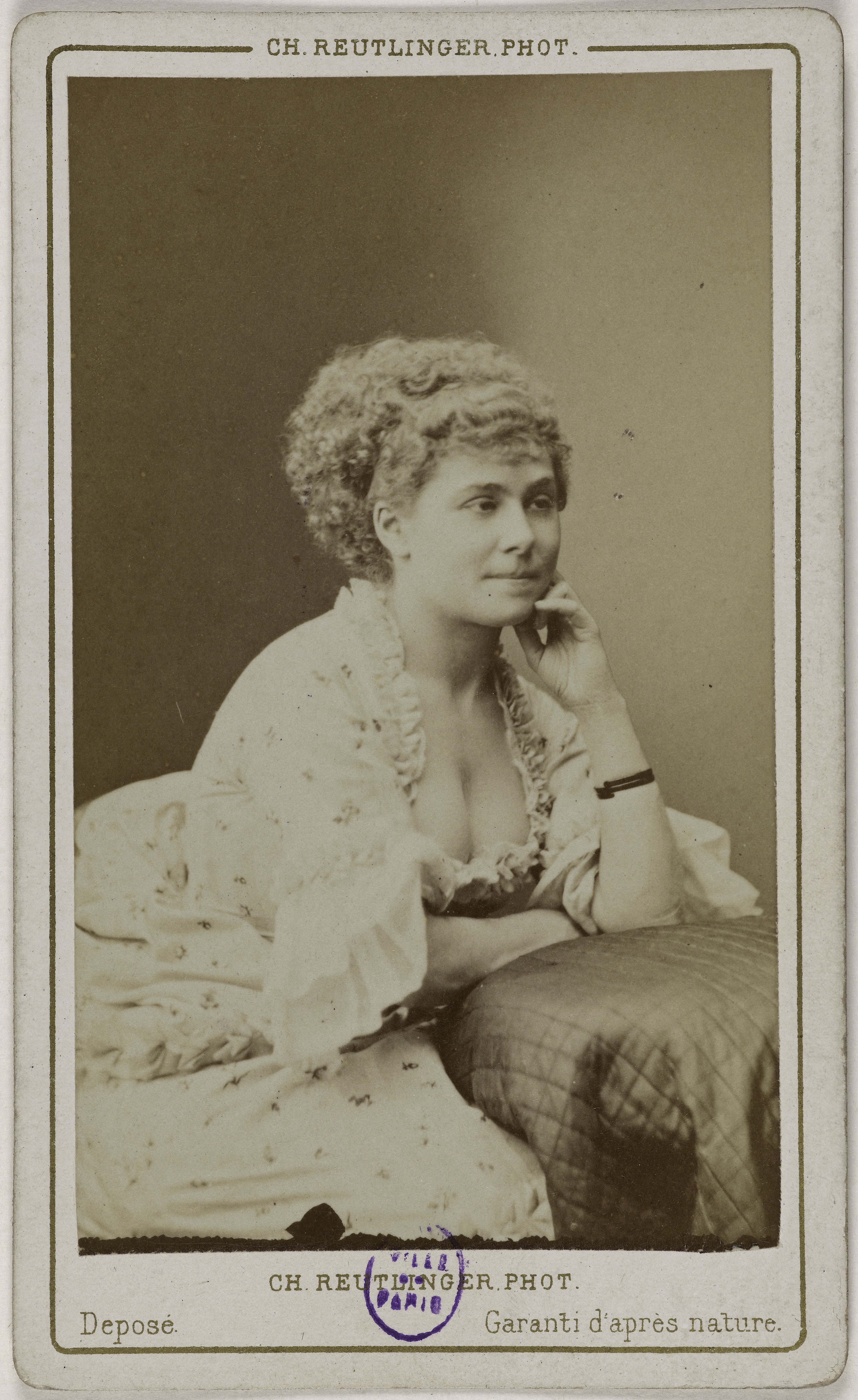 Charles Reutlinger, Portrait de Daix (actrice au théâtre des Variétés)