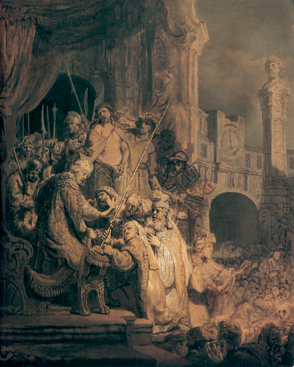 Rembrandt, Christ before Pilate (Ecce Homo)