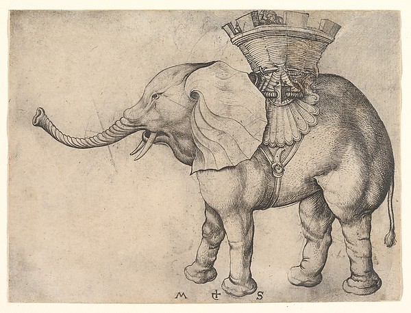 Martin Schongauer, The Elephant