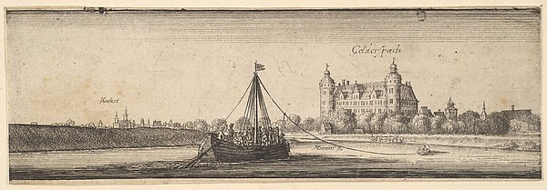 Wenceslaus Hollar, Kelsterbach Castle near Höchst am Main