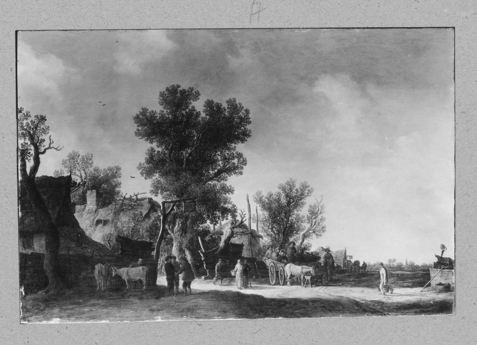 Jan van Goyen, Landscape with farmhouses