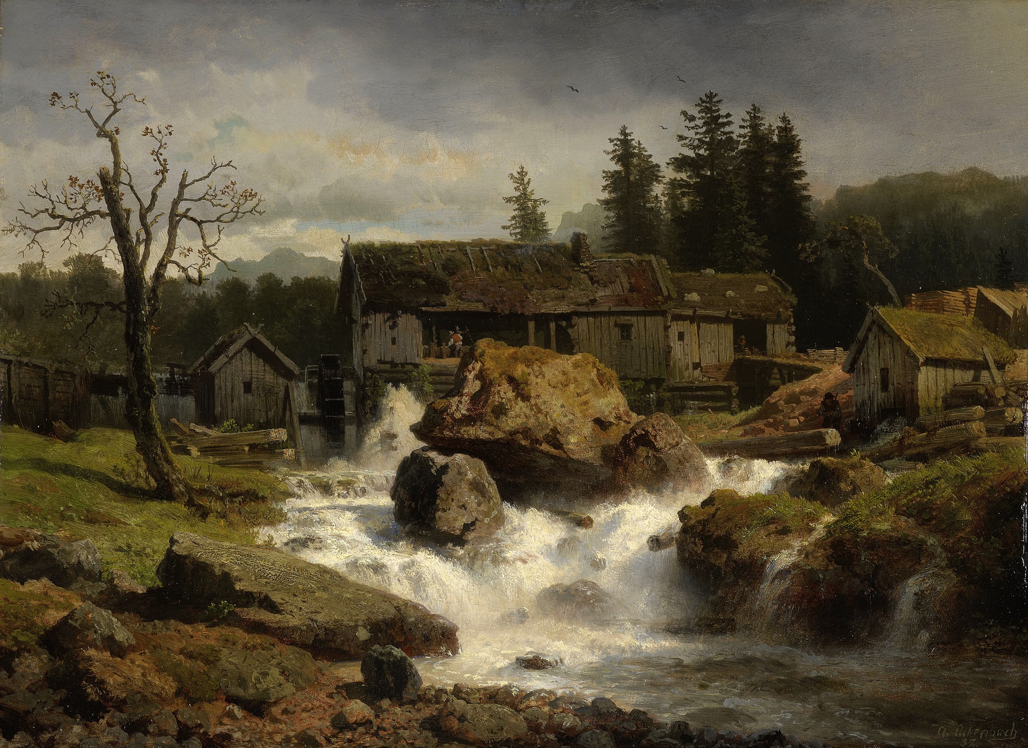 Andreas Achenbach, The Mill