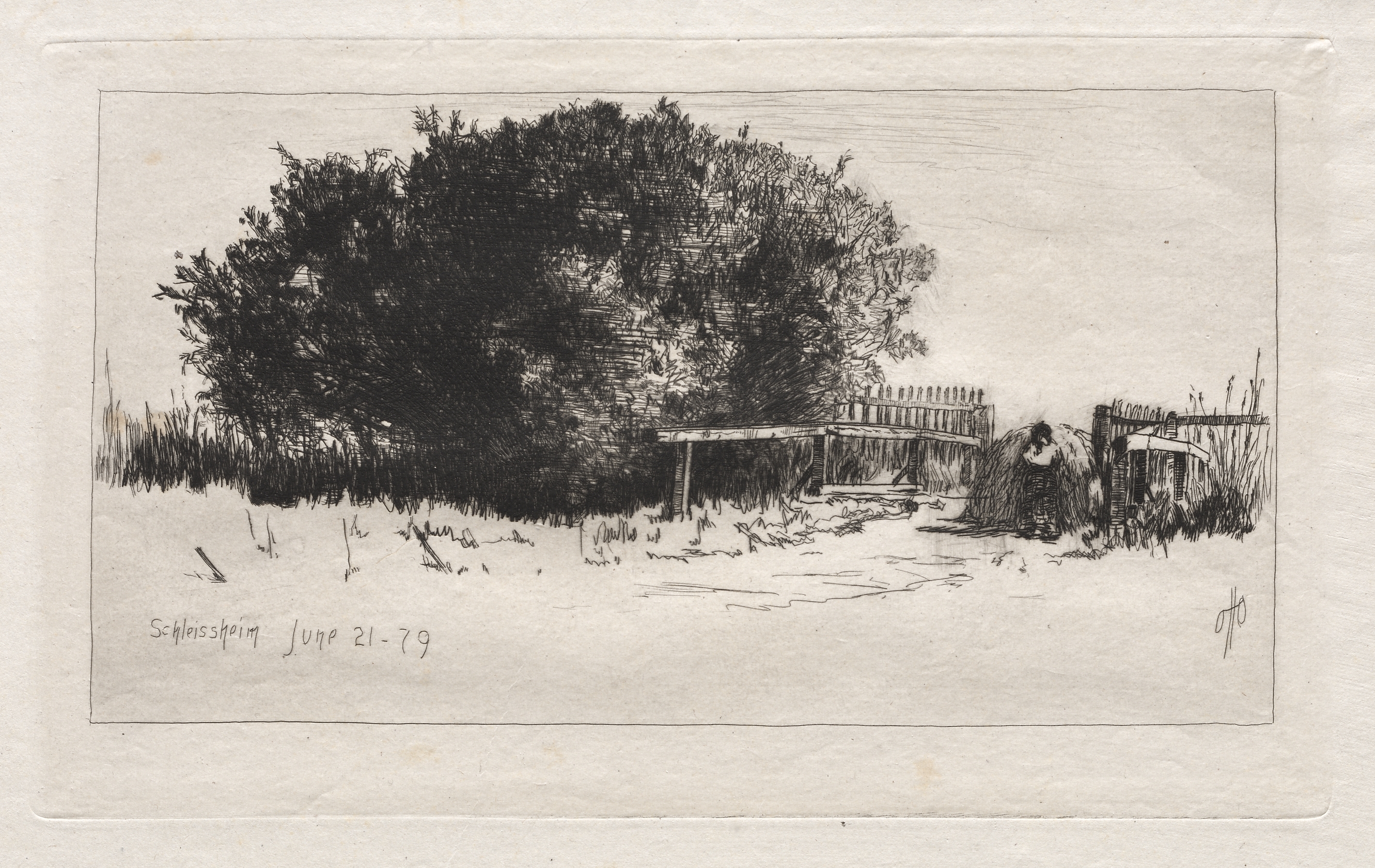 Otto H. Bacher, The Gate, Schleissheim