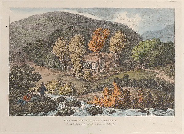 Thomas Rowlandson, View on the River Camel, Cornwall