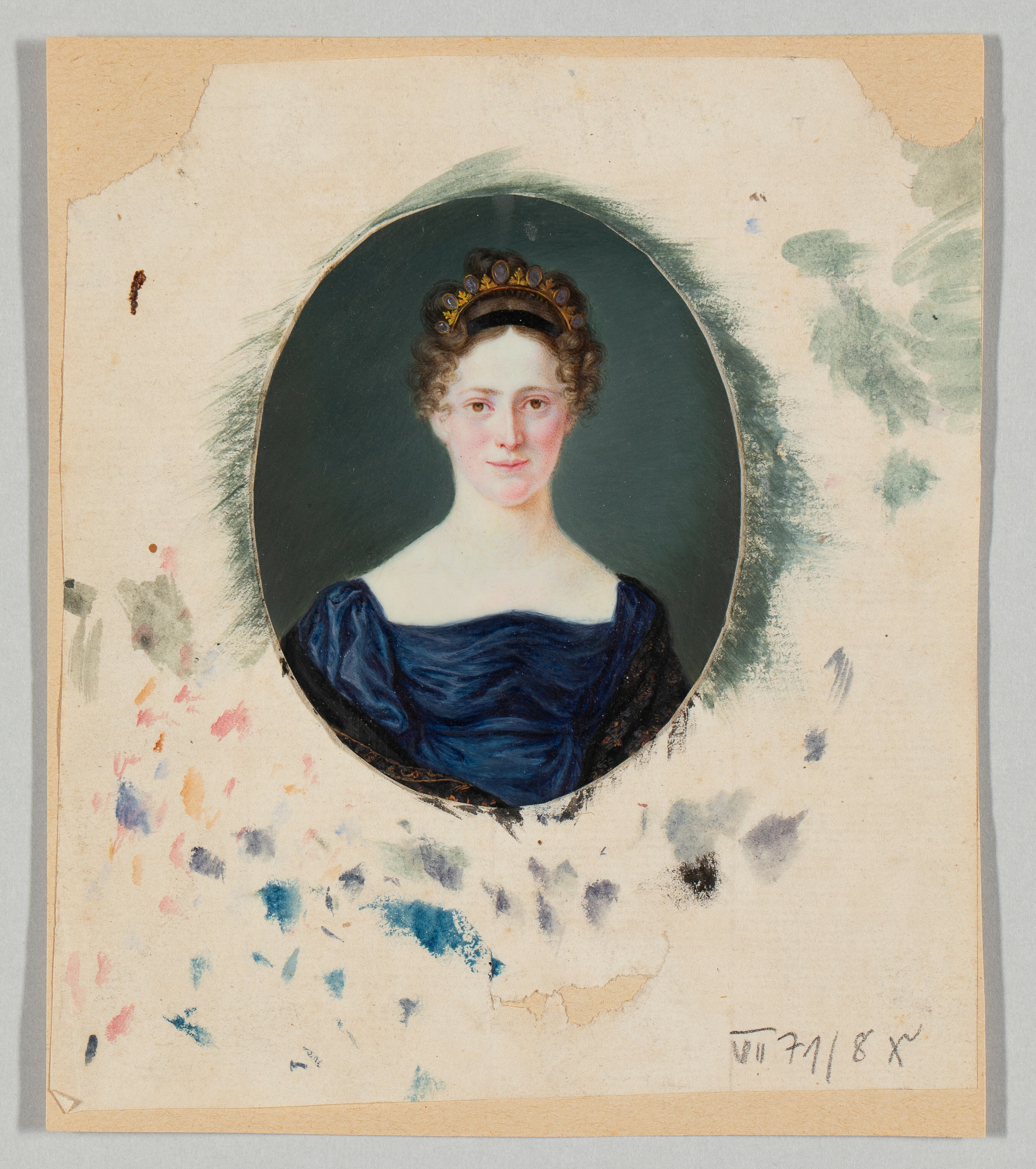 Annette Blesson, Miniaturporträt Auguste N.N.
