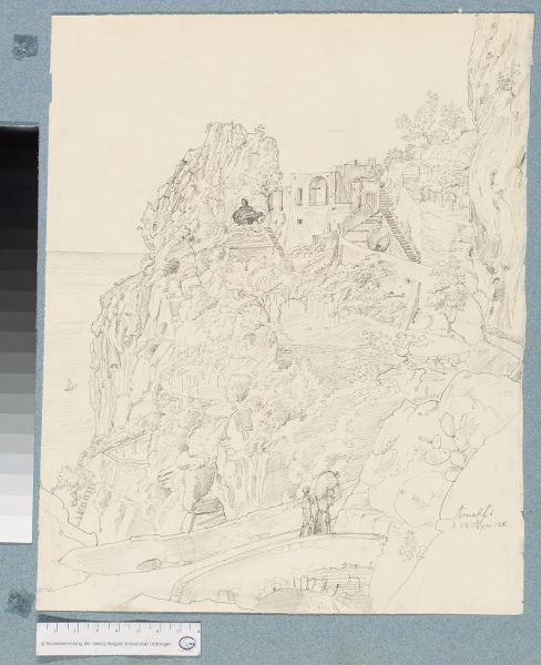 Unknown artist, Ansicht von Amalfi
