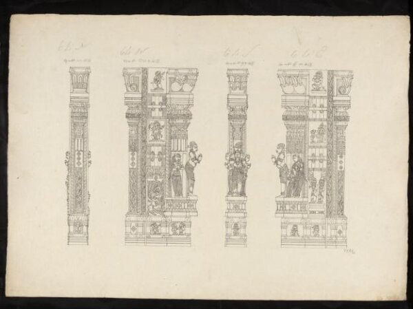 Unknown, Architectural drawing of Tirumala Nayak at Madura,