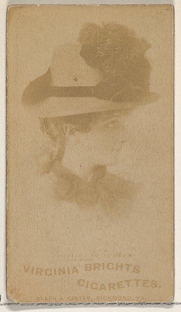 Allen & Ginter, From the Actors and Actresses series (N45, Type 5) for Virginia Brights Cigarettes