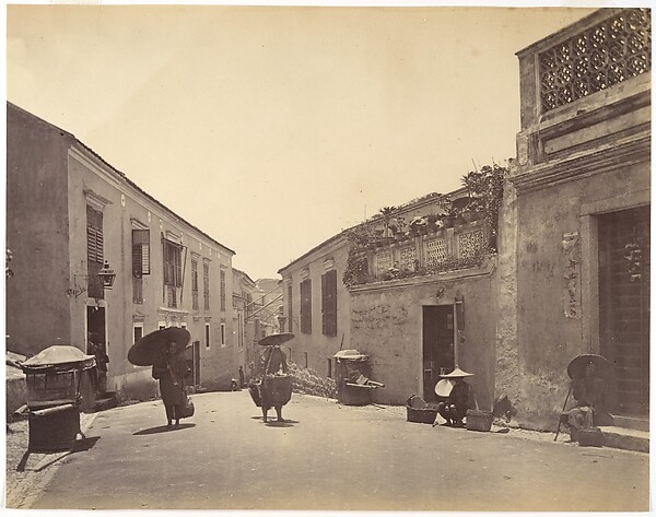 John Thomson, A Street in Macao