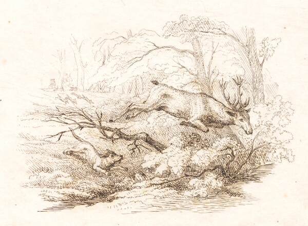 Martinus Rørbye, Illustration til "Halvhundrede Fabler for Børn" af Hey