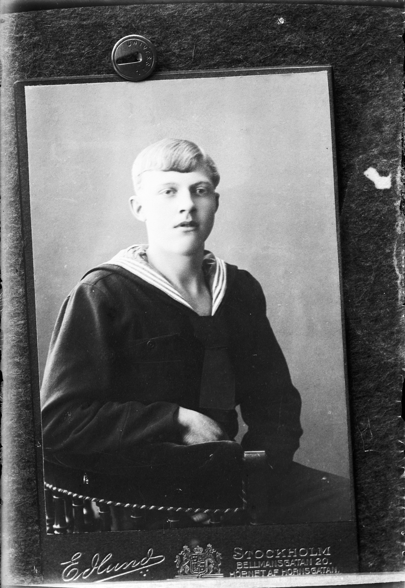 Mauritz Edlund, Reprofotografi - sjöman, Stockholm