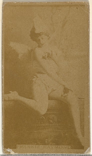 W. Duke, Sons & Co., Frankie Raymond, from the Actors and Actresses series (N145-8) issued by Duke Sons & Co. to promote Duke Cigarettes