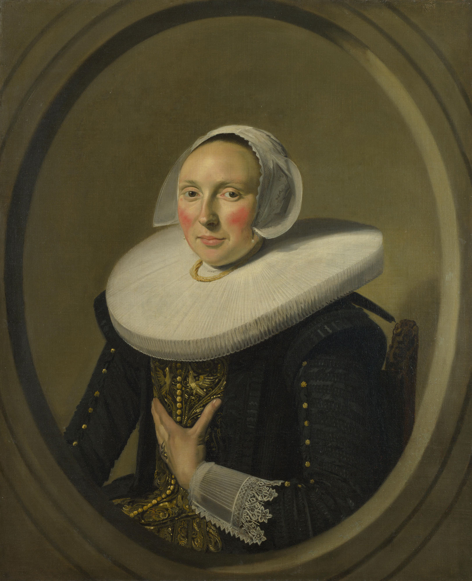 Frans Hals, Portrait of a woman, possibly Maria Larp