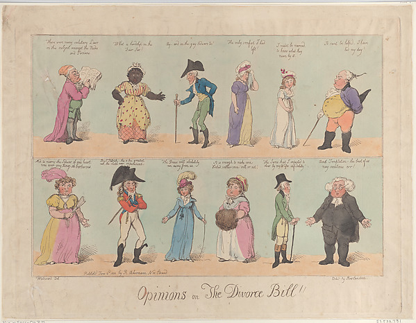 Thomas Rowlandson, Opinions on The Divorce Bill!!