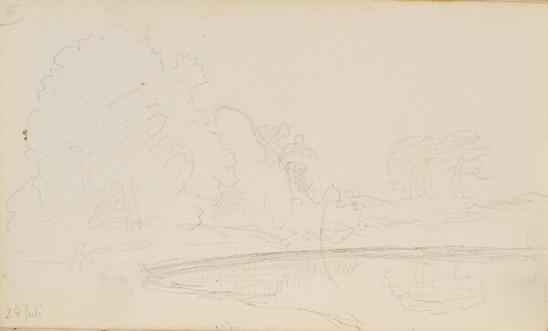 P.C. Skovgaard, Skovsø og træer