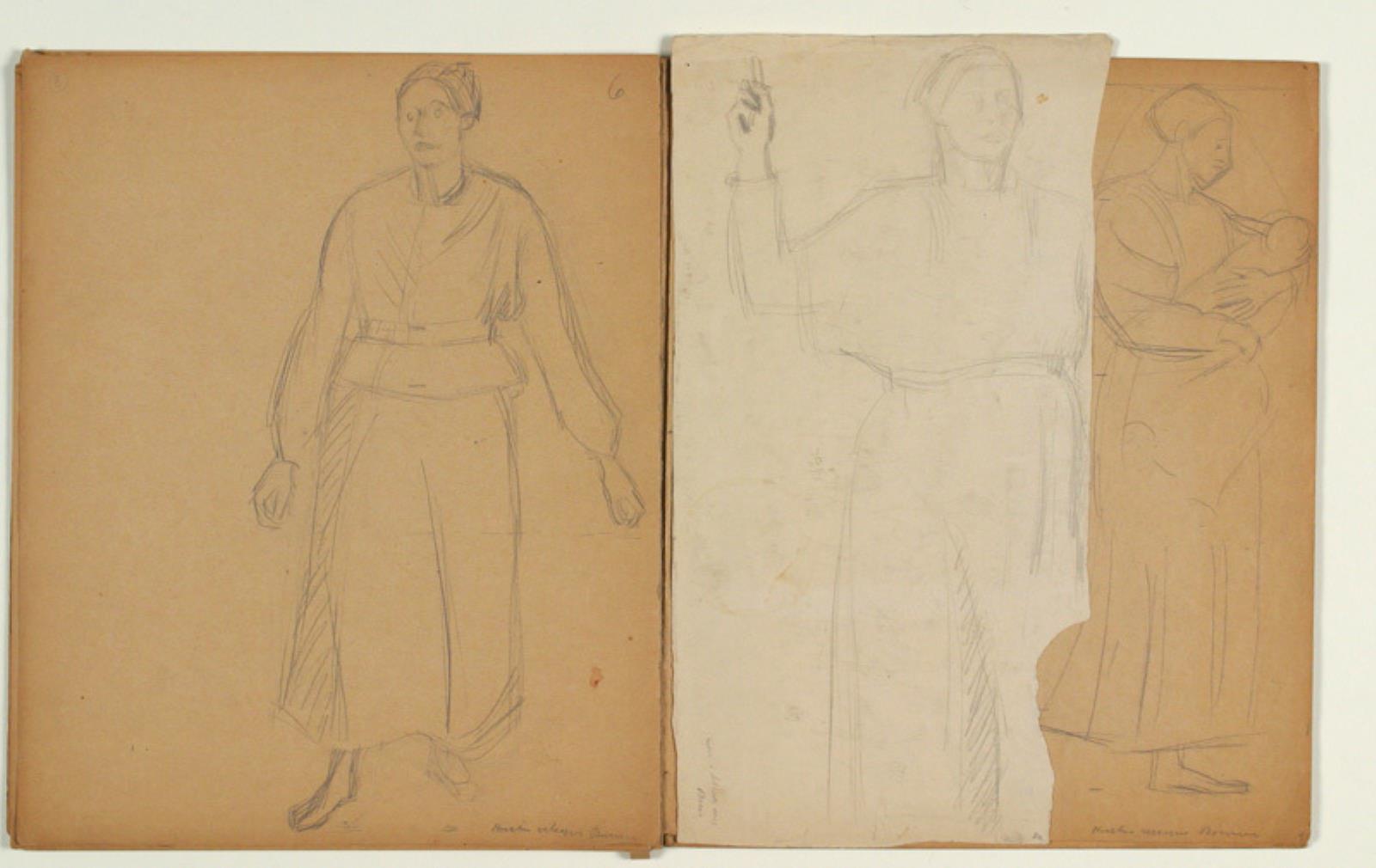 Niels Larsen Stevns, Kvindestudie til "Kristus velsigner børnene" (1937-38)