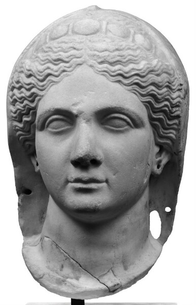 Unknown, Portrait of a Veiled Female Head, Perhaps Sabina